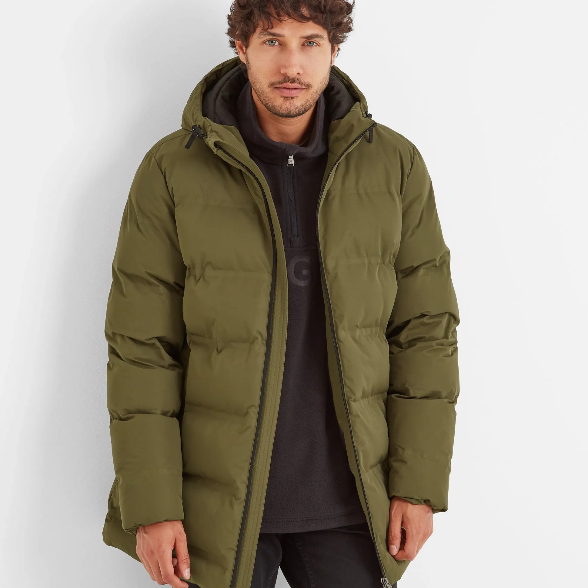 Brinkley Mens Parka - Khaki