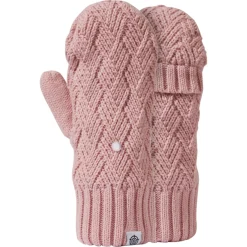 Britton Lined Mittens - Candy Floss Pink