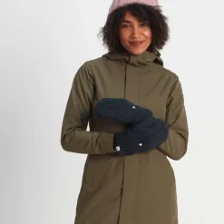 Britton Lined Mittens - Dark Indigo