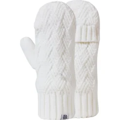 Britton Lined Mittens - Off White