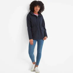 Burradon Womens Waterproof Jacket - Dark Indigo