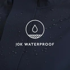 Burradon Womens Waterproof Jacket - Dark Indigo