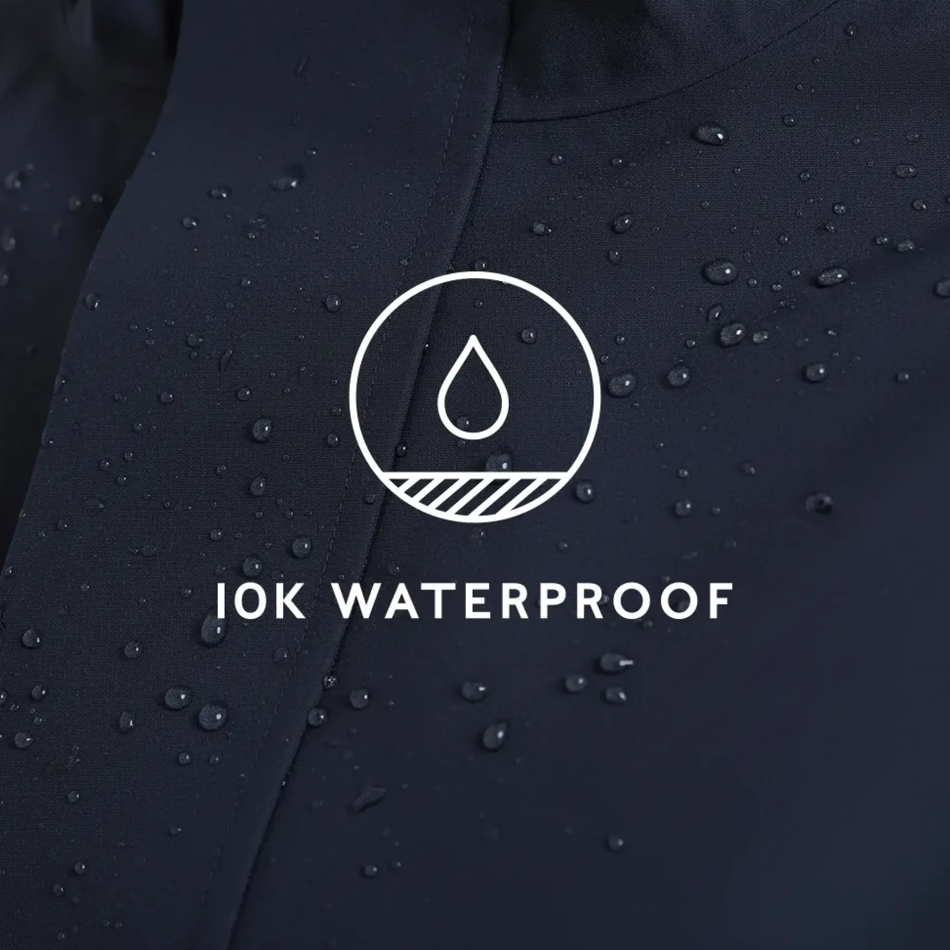 Burradon Womens Waterproof Jacket - Dark Indigo