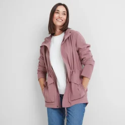 Burradon Womens Waterproof Jacket - Mauve