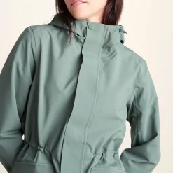 Burradon Womens Waterproof Jacket - Light Forest