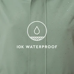Burradon Womens Waterproof Jacket - Light Forest