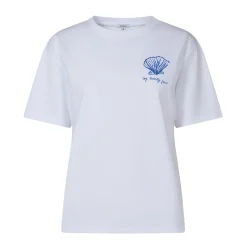 Caggie Womens Relaxed Fit Premium Supersoft Emmy Lupin T-Shirt - Optic White