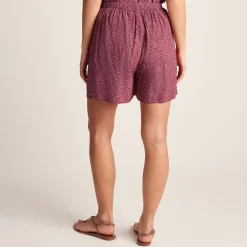 Callie Womens Shorts - Black Raspberry Wiggle Print