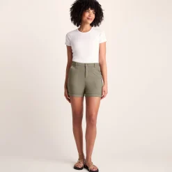 Canvey Womens Chino Shorts - Sage Green