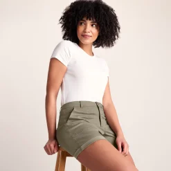Canvey Womens Chino Shorts - Sage Green