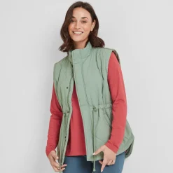 Cassly Womens Insulated Gilet - Pistachio