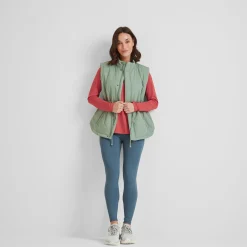 Cassly Womens Insulated Gilet - Pistachio
