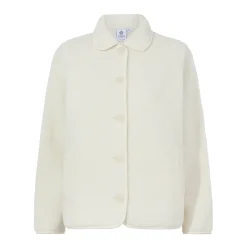 Chantal Womens Warm Sherpa Shacket - Vanilla