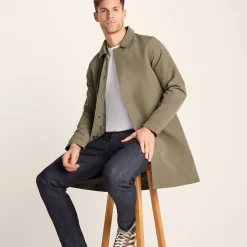 Chester Mens Waterproof Car Coat - Mushroom