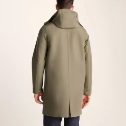 Chester Mens Waterproof Car Coat - Mushroom