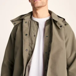 Chester Mens Waterproof Car Coat - Mushroom