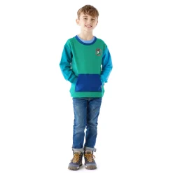 Cheviot Kids Shaun the Sheep Sweat - Jungle Green