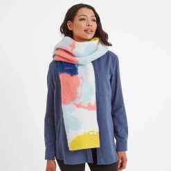 Chrissy Woven Scarf - Multi Col Print