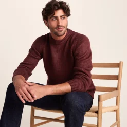 Cicero Mens Knitted Jumper - Port Marl