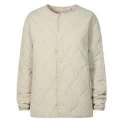 Cleadon Womens Relaxed Fit Shower Resistant Lightweight Insulated Jacket - Cool Beige
