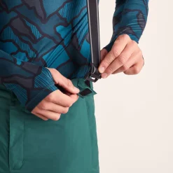 Clusaz Mens Waterproof Insulated Salopettes - Dark Turquoise