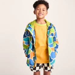 Cohampshire Kids Shaun the Sheep Waterproof Jacket - Lime Cloud Print
