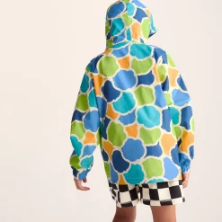 Cohampshire Kids Shaun the Sheep Waterproof Jacket - Lime Cloud Print