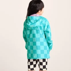 Cohampshire Kids Shaun the Sheep Waterproof Jacket - Spearmint/Bubblegum Checkerboard