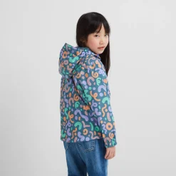 Copley Kids Waterproof Jacket - Blue Swirl Print