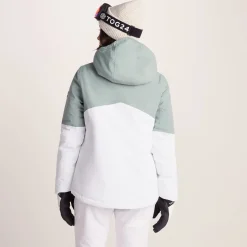 Corvara Womens Waterproof Insulated Ski Jacket - Mist Grey/Optic White