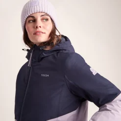 Corvara Womens Waterproof Insulated Ski Jacket - Oxford Blue/Lavender Grey