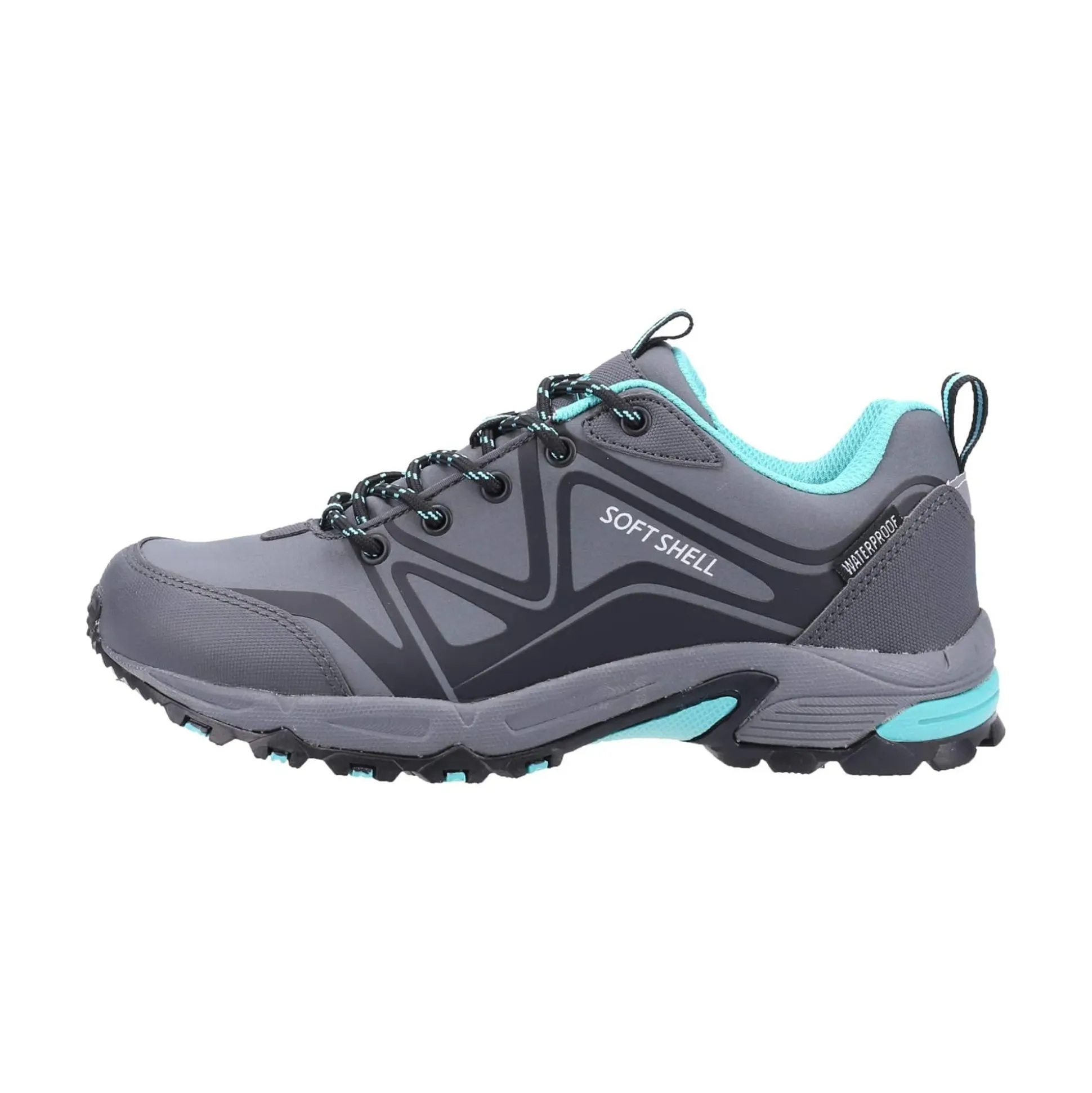 Cotswold Abbeydale Womens Low Hiker - Grey/Black/Aqua