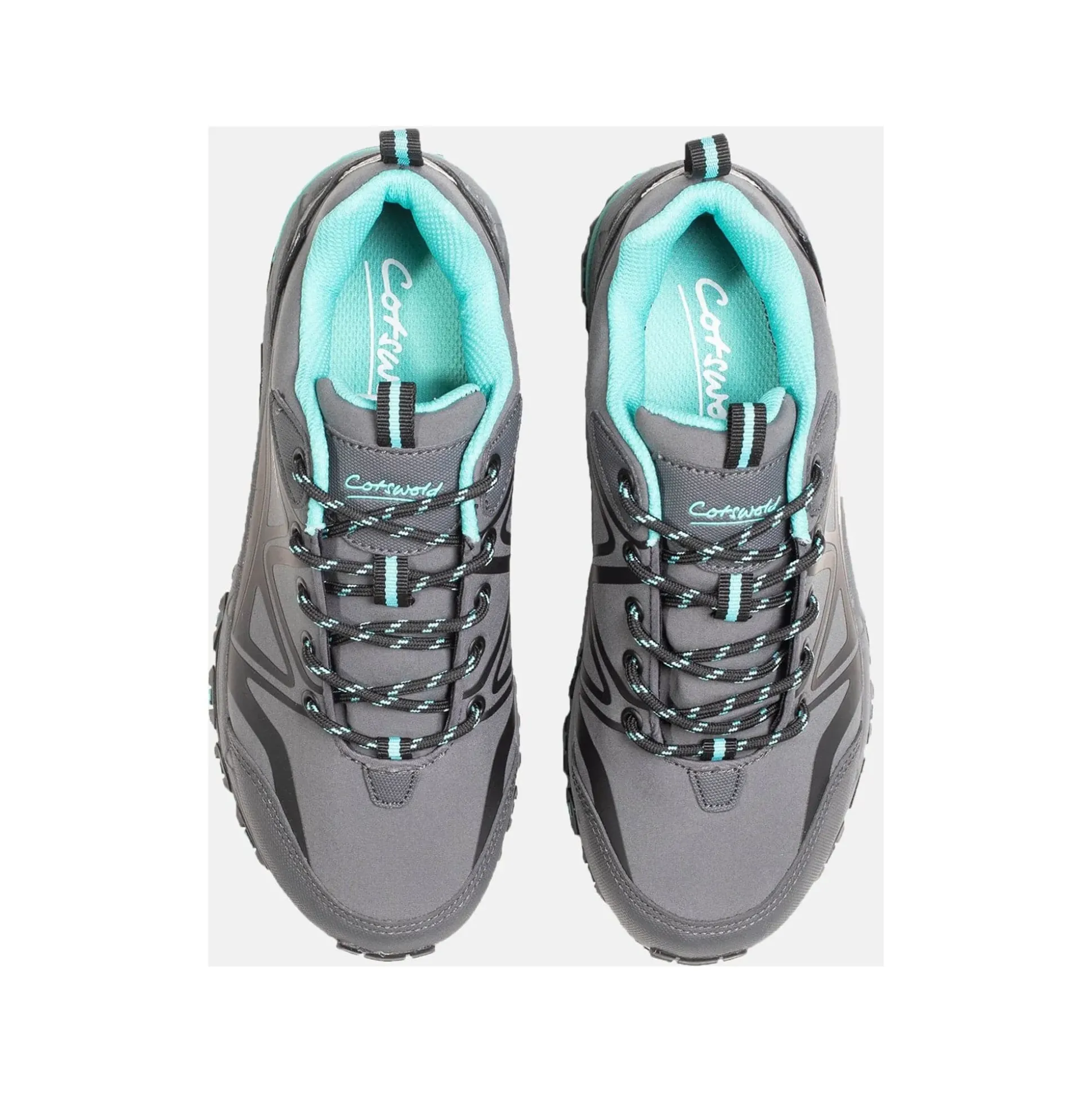 Cotswold Abbeydale Womens Low Hiker - Grey/Black/Aqua
