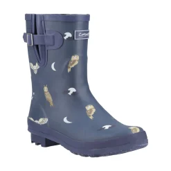 Cotswold Woodland Mid Womens Wellingtons - Owls
