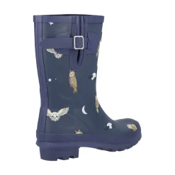 Cotswold Woodland Mid Womens Wellingtons - Owls