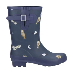 Cotswold Woodland Mid Womens Wellingtons - Owls