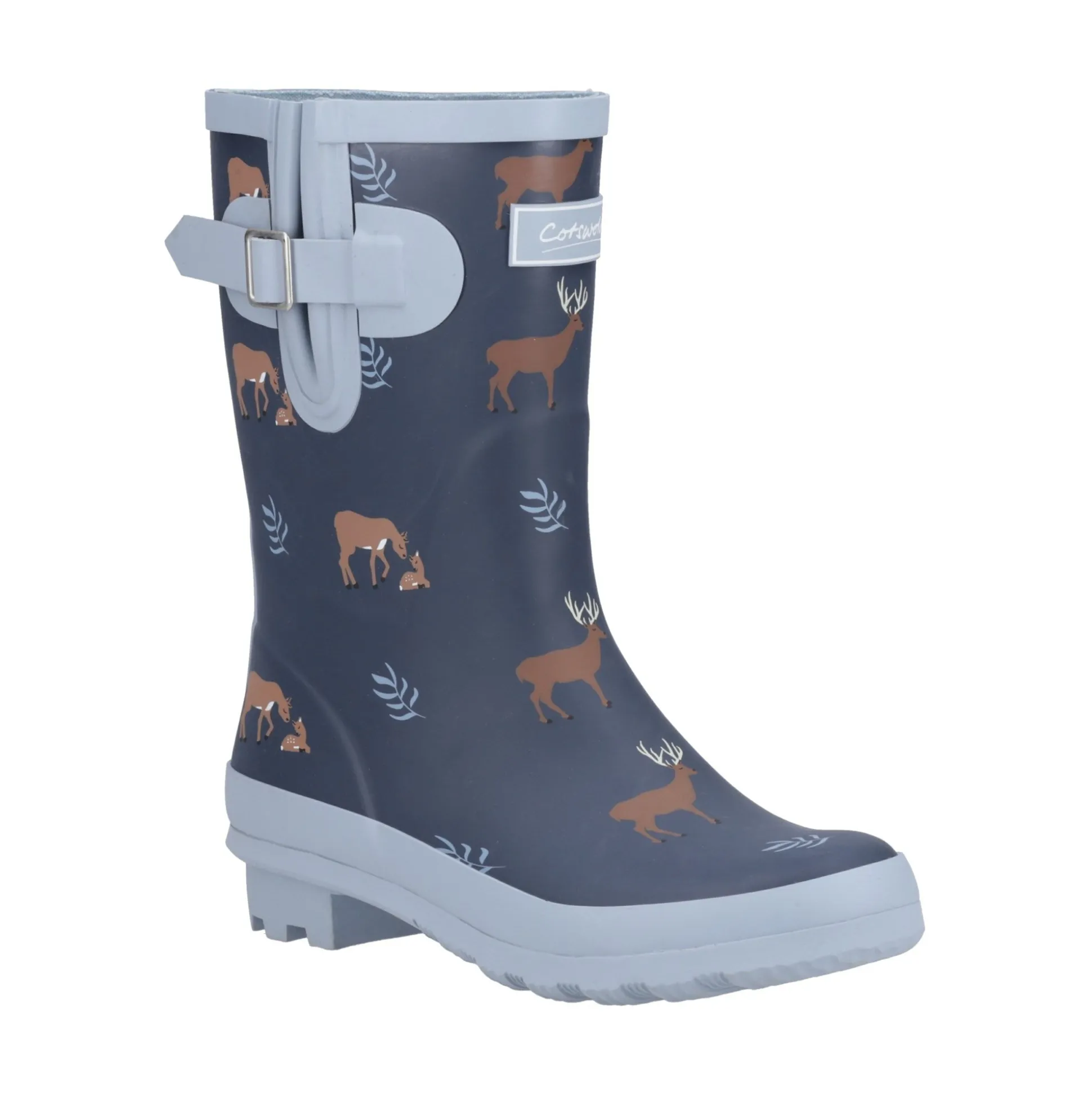 Cotswold Woodland Mid Womens Wellingtons - Deers