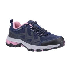 Cotswold Wychwood Recycled Womens Walking Shoe - Navy/Pink