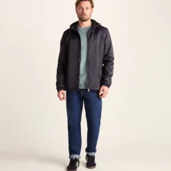 Craven Mens Waterproof Packaway Jacket - Black
