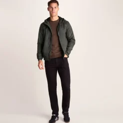 Craven Mens Waterproof Packaway Jacket - Dark Khaki