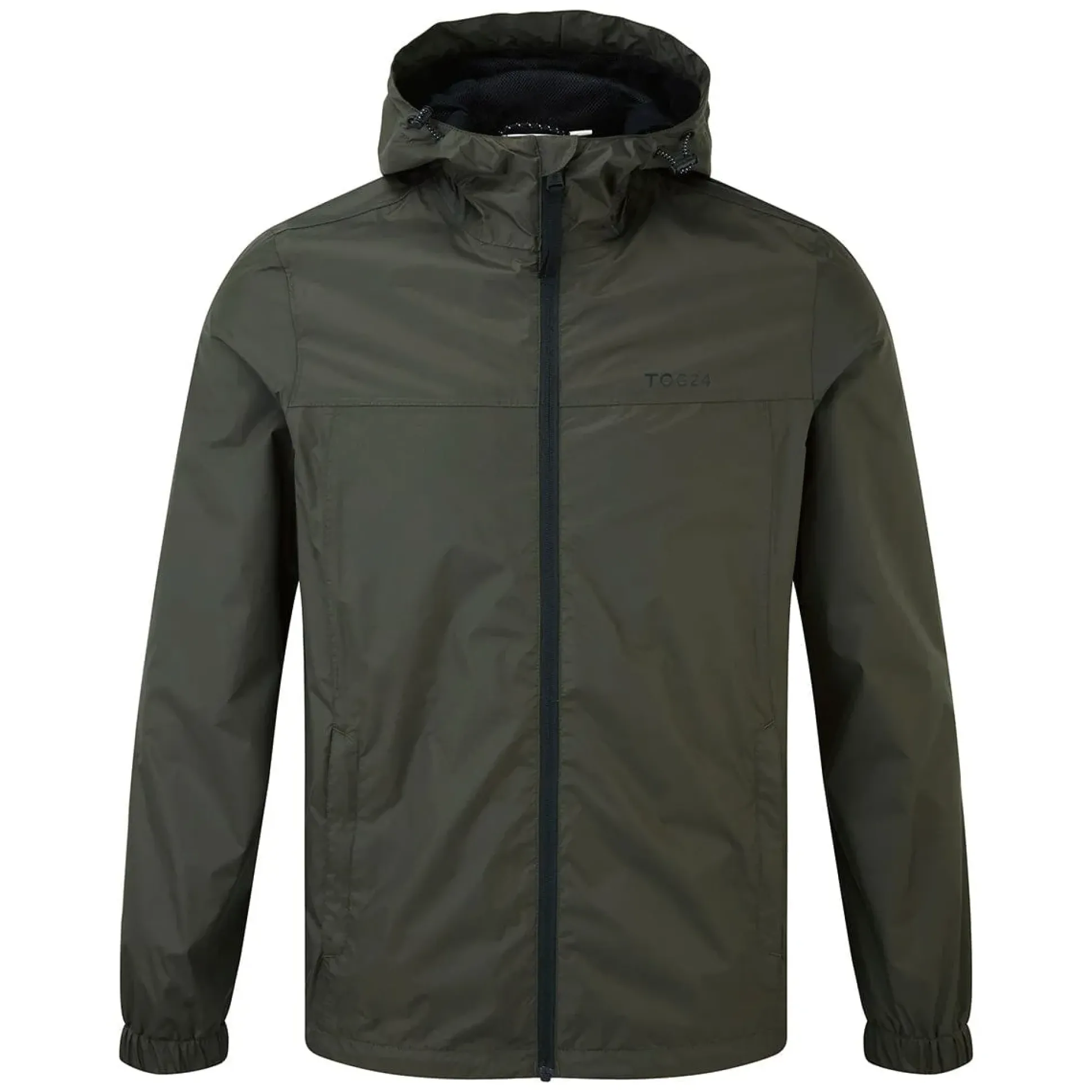 Craven Mens Waterproof Packaway Jacket - Dark Khaki