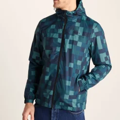 Craven Mens Waterproof Packaway Jacket - Blue Pixel