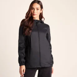Craven Womens Waterproof Packaway Jacket - Black