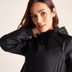 Craven Womens Waterproof Packaway Jacket - Black