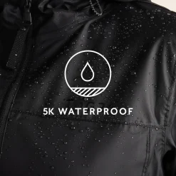 Craven Womens Waterproof Packaway Jacket - Black