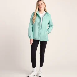 Craven Womens Waterproof Packaway Jacket - Eggshell Blue