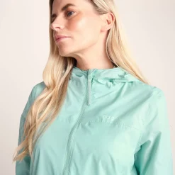 Craven Womens Waterproof Packaway Jacket - Eggshell Blue