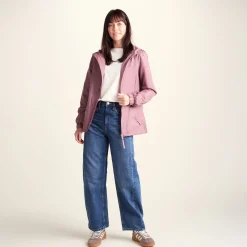 Craven Womens Waterproof Packaway Jacket - Mauve
