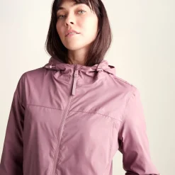 Craven Womens Waterproof Packaway Jacket - Mauve