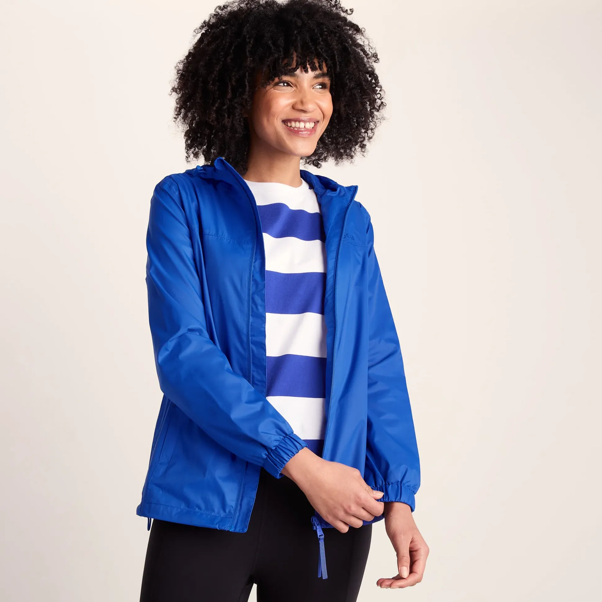 Craven Womens Waterproof Packaway Jacket - Ultra-Marine Blue